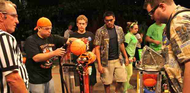 FIRST Robotics competition inspired by NBA All-Stars