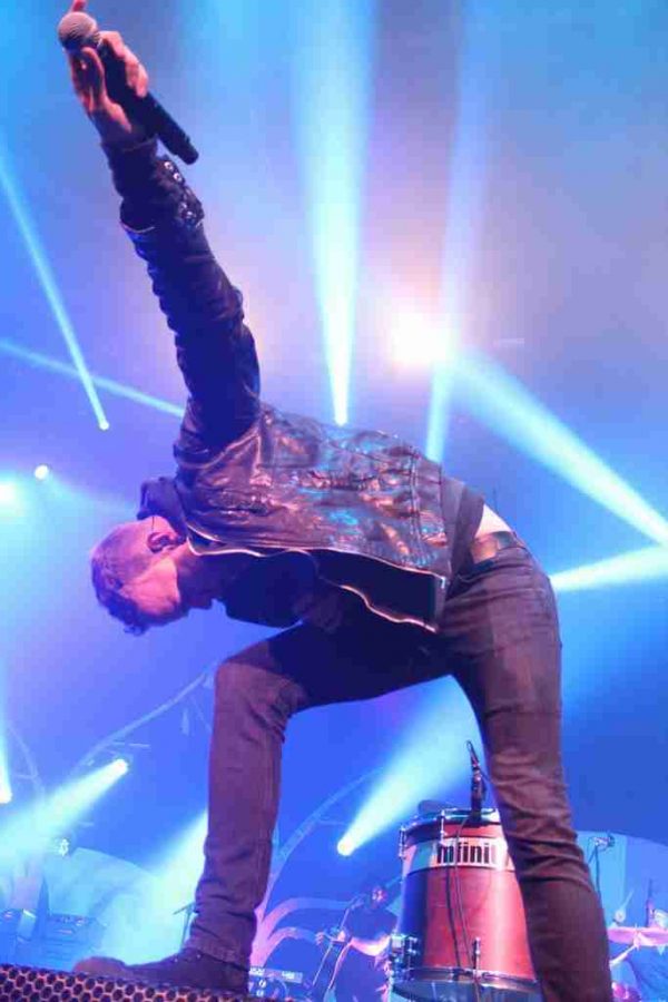 Dan Reynolds of Imagine Dragons on Sept. 23, 2013 at CFE Arena in Orlando, Fla (Ty Wright/Valencia Voice)