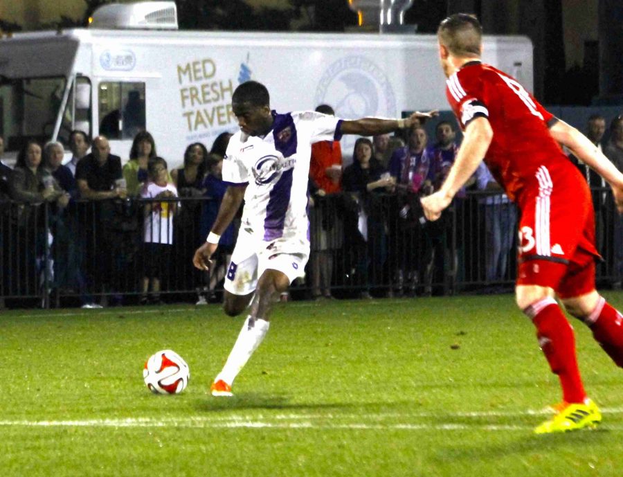 Kevin Molino was one of three Orlando City midfielders to score on Wednesday against the Columbus Crew.