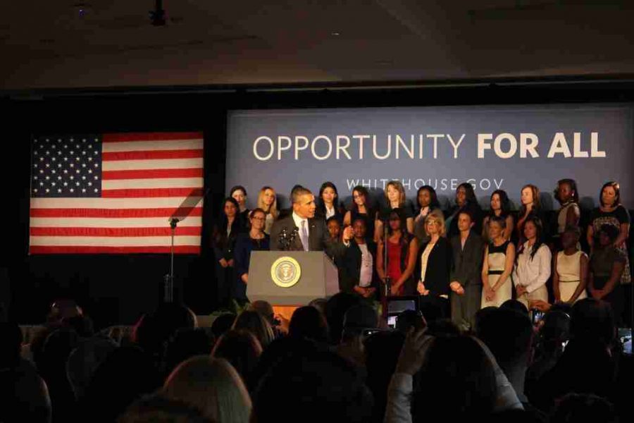 President+Barack+Obama+visited+Valencia+College+on+Thursday+to+speak+about+women+in+the+economy.