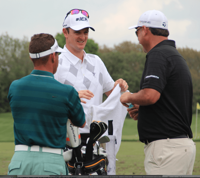 Justin Rose (middle) is currently ranked sixth in the world rankings, and placed second last year at the Arnold Palmer Invitational.