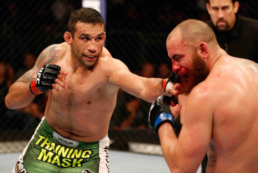 Fabricio Werdum (right) will now face Cain Velasquez in a future event for the Heavyweight title.