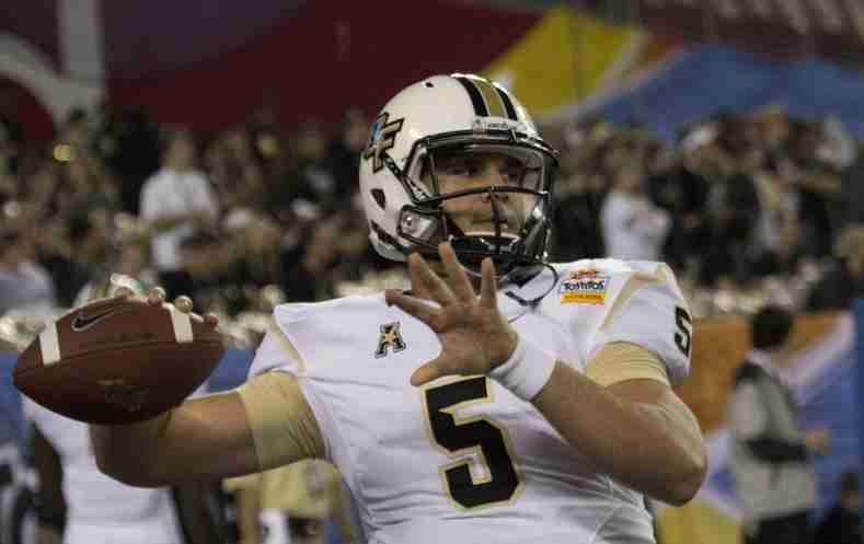 Blake Bortles led UCF to their first-ever BCS bowl win last season with a 52-42 win over Baylor in the Fiesta Bowl.