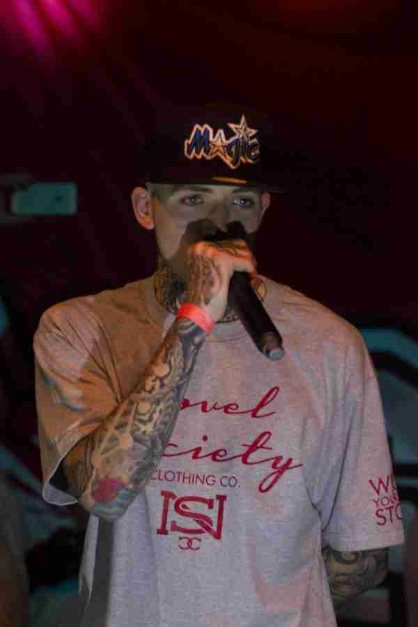 Caskey performs at BackBooth, in Orlando, Florida, on April 19 2014. (Ty Wright / Valencia Voice)