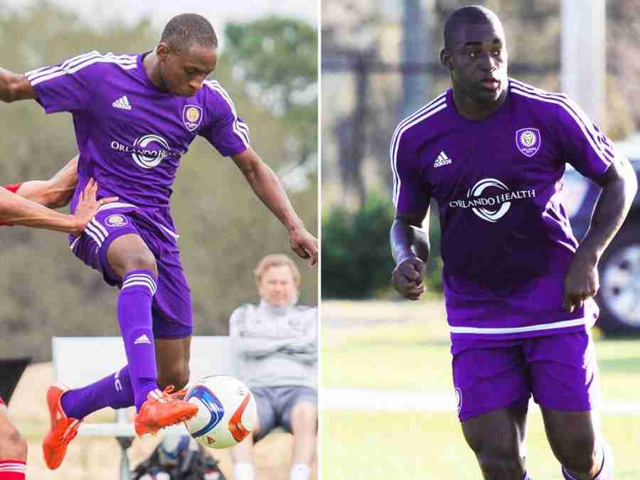 Akeil Barrett (left) and Gustavo (right) were waived by Orlando City SC on Thursday, cutting the roster down to 28 players.
