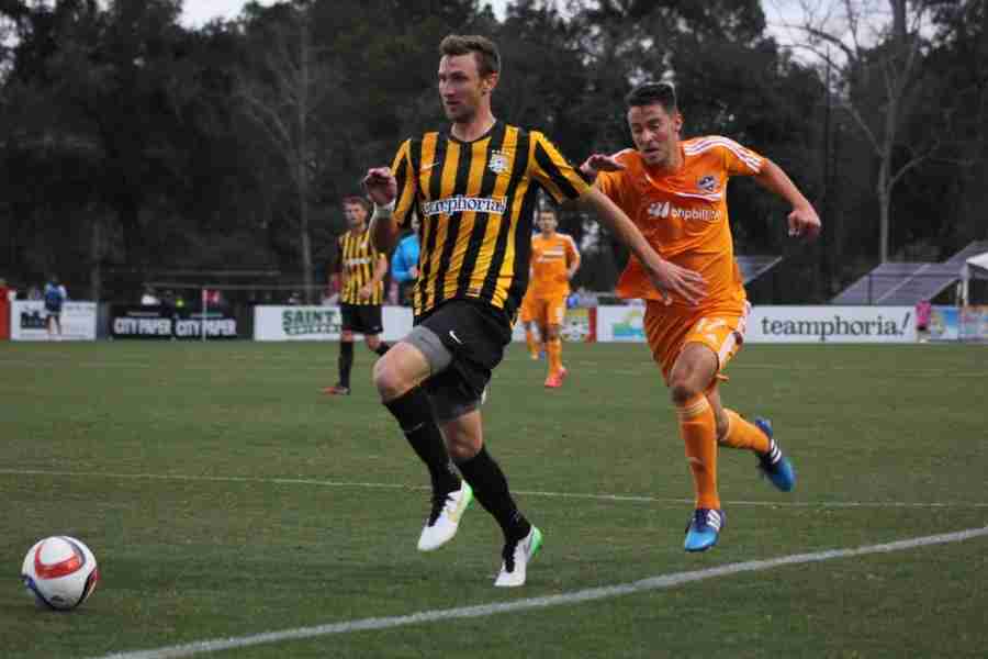 The Charleston Battery defeated the Houston Dynamo 1-0 in the opening game of the Carolina Challenge Cup.