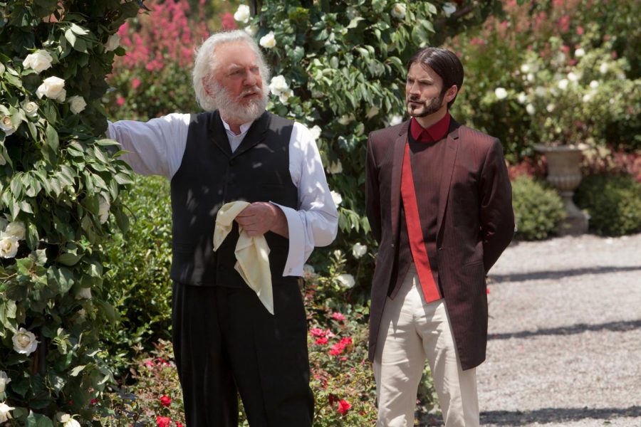 President Snow was portrayed by Donald Sutherland in The Hunger Games film saga.