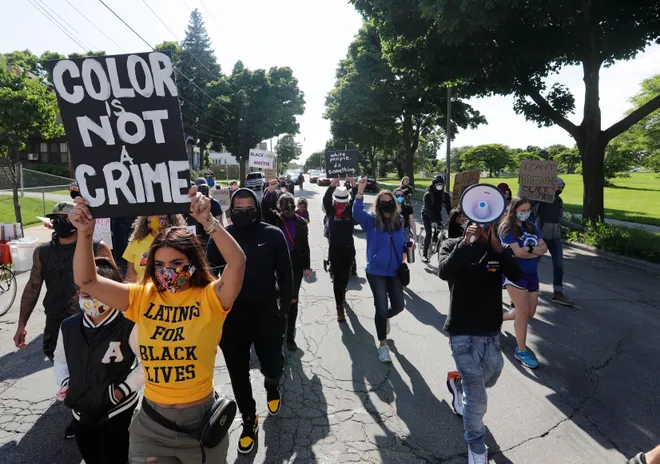 Hispanic Americans unite with Black Lives Matter movement but are feeling unrecognized. 
