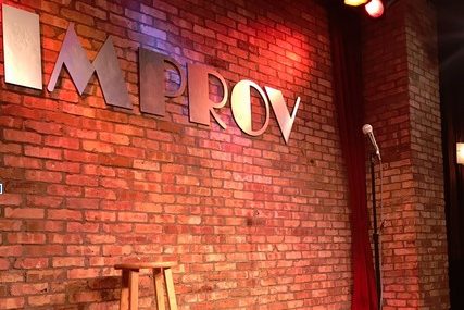 Orlando Improv Comedy stage. 