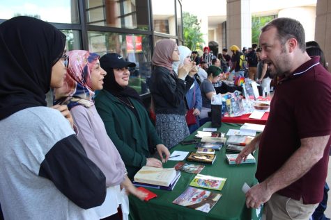 Muslim Ambassadors of Peace (pictured) were among the groups present for Sept 20s Banned Book Week event held on Valencia East Campus mall.  