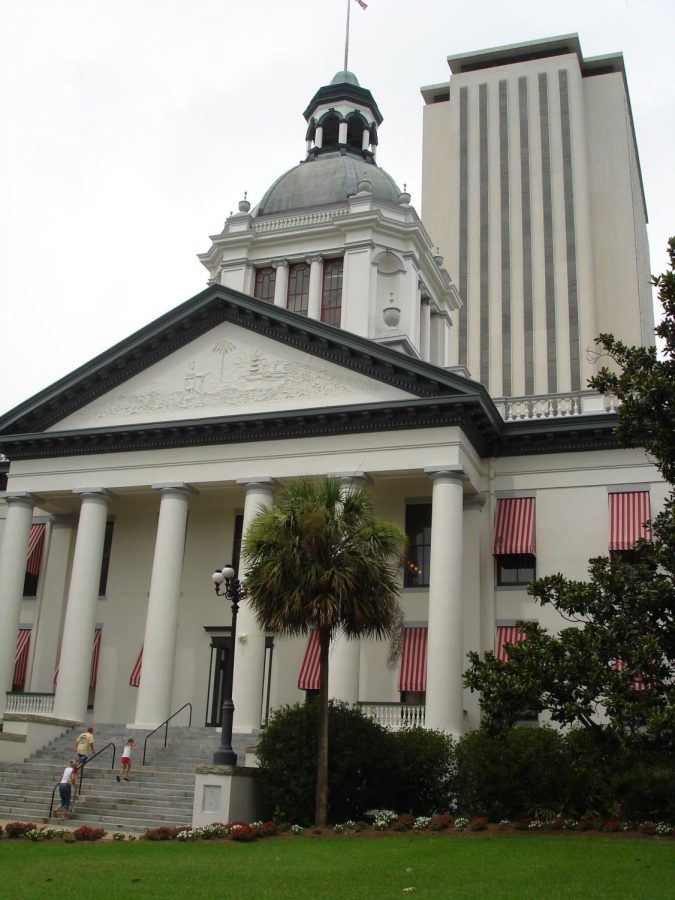 The State Capitol Buildings (current and old) of Florida in a single shot. 