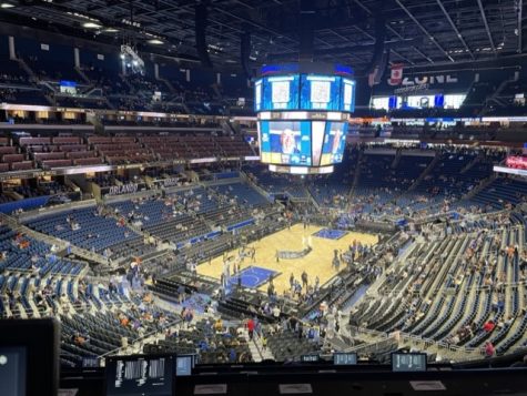 Pregame - 3/23/23 against the New York Knicks while the Orlando Magic fans are filling the Amyway Arena to support Paolo Banchero.