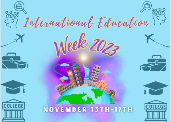 Graphic created by author for Department of State;s International Education Week 2023, hosted this year from November through November. 
