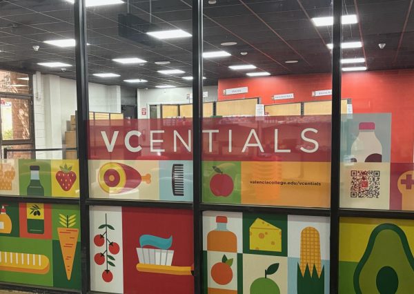 VCentials at Valencia College’s West Campus located in building 1-142 provides students with snacks, quick meals, and canned goods.
