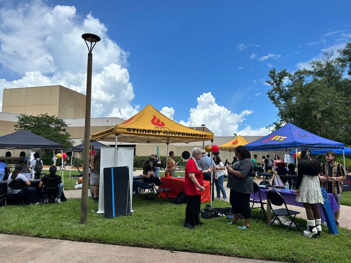 East Campus Welcome Back Club Fair underway on August 28, 2024.