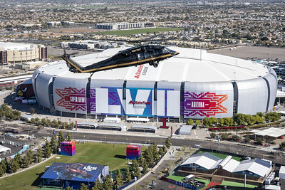 Super Bowl LVII stadium in Glendale and Arizona.