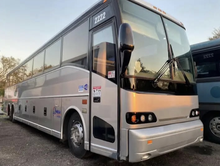 A bus that will be remodeled for use for the 407 Connect program.
